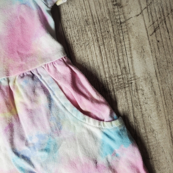 Wonder Nation Colorful Pastel Tie-Dye Girls Dress Size 4T EUC - Picture 9 of 9